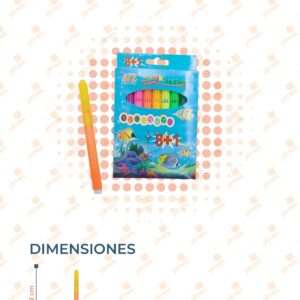 SET DE PLUMINES PAQ CON 12 SETS B-062 D11