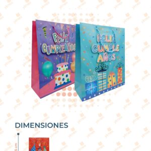 BOLSA DE REGALO PAQ 12 PIEZAS D-009 M15