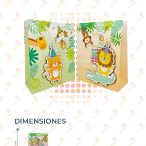 BOLSA DE REGALO PAQ 12 PIEZAS D-047 M17