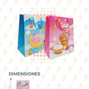 BOLSA DE REGALO PAQ 12 PIEZAS D-055 M18