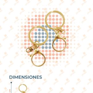 LLAVERO PAQ CON 12 PIEZAS HLZ-3144 K16