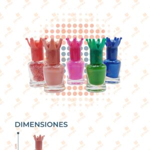 ESMALTE PARA UÑAS CORONA PAQ 24 PIEZAS HU-27 J9