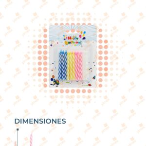 SET VELAS PAQ CON 60 SETS S-010 M13