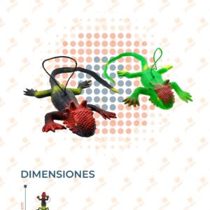 JUGUETE LAGARTIJA PAQ 12 PIEZAS Y-046 P2