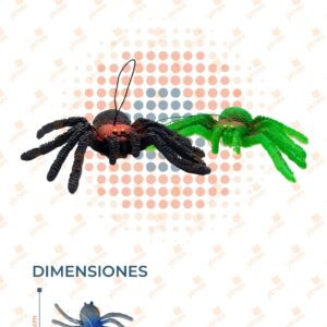 JUGUETE TARANTULA PAQ 12 PIEZAS Y-047 Q2