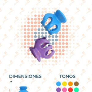 PINZA PARA CABELLO PAQ 12 PIEZAS F-067 J14