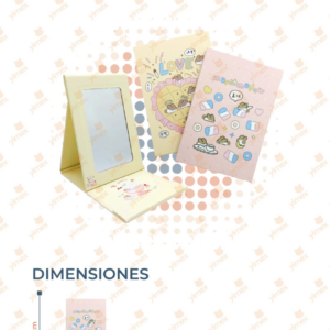 ESPEJO CUADRADO DECORADO POR PIEZA B-155 J11