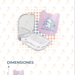 ESPEJO DECORADO PAQ 12 PIEZAS B-156 J19