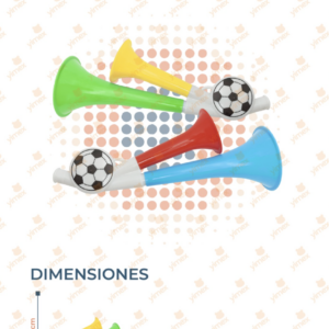 TROMPETA DOBLE PAQ CON 24 PIEZAS Y-053 P15