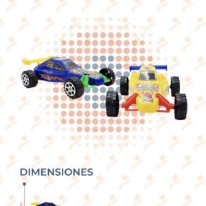 JUGUETE CARRO TODOTERRENO POR PIEZA Y-187 Q27