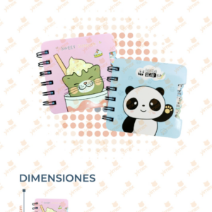 LIBRETA DISEÑOS DECORADA PAQ 20 PIEZAS B-164 E10