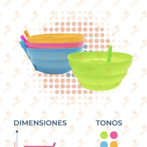 PLATO CON POPOTE CON 4 PIEZAS B-025 O37