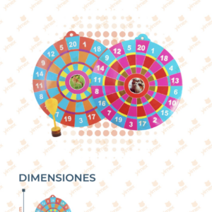 JUEGO TIRO AL BLANCO PAQ CON 24 PIEZAS Y-054 S20