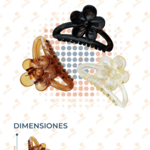 PINZA PARA CABELLO PAQ 12 PIEZAS F-050 J20