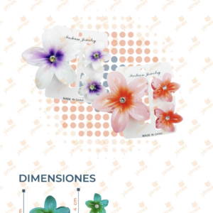 SET CON 3 PINZAS PARA CABELLO PAQ CON 12 SETS F-049 J23