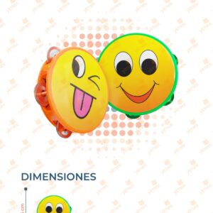 JUGUETE PANDERO PAQ 12 PIEZAS Y-199 P12