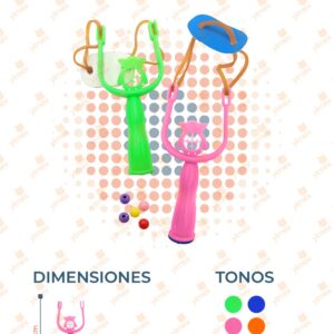 JUGUETE RESORTERA PAQ CON 24 PIEZAS Y-216 R12