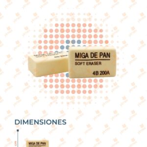 BORRADOR MIGAJÓN PAQ CON 30 PIEZAS B-083 C17