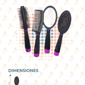 SET DE CEPILLOS Y PEINES PARA CABELLO B-180 J27