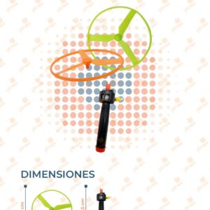 JUGUETE HÉLICE DOBLE PAQ CON 24 PIEZAS Y-222 P33