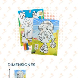 DIBUJOS CON PLUMINES PAQ CON 12 PIEZAS Y-224 A27