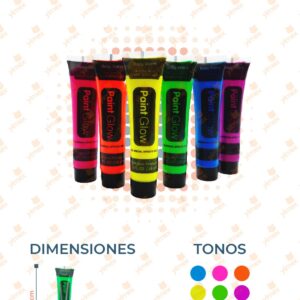 PINTURAS NEON PAQ CON 24 PIEZAS Y-229 O2