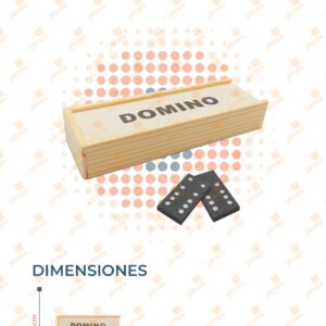 JUEGO DOMINO DE MADERA POR PIEZA B-198 S8