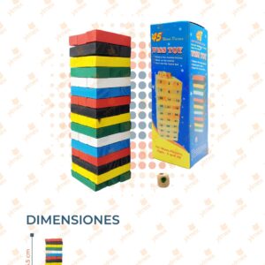 JUEGO DE MESA MADERA POR PIEZA B-199 P6
