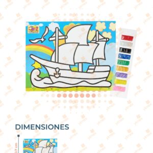 DIBUJOS CON DIAMANTINA PARA DECORAR PAQ 10 PIEZAS B-203 A30