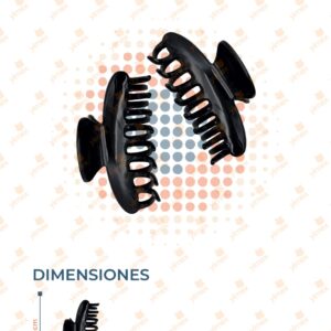 PINZA PARA CABELLO PAQ 12 PIEZAS F-082 O8