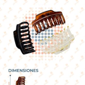 PINZA PARA CABELLO PAQ 12 PIEZAS F-083 O5