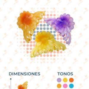 PINZA PARA CABELLO PAQ 12 PIEZAS F-084 J10