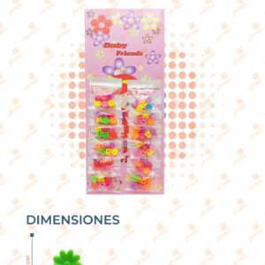 PINZA PARA CABELLO PAQ 72 PIEZAS F-086 M29