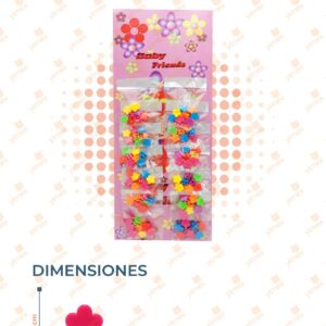 PINZA PARA CABELLO PAQ CON 96 PIEZAS F-089 O2