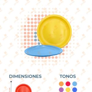 PLATO TAQUERO POR PIEZA PTAQUERO U3