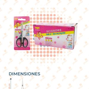 TIJERAS BIGOTERAS PAQ 12 PIEZAS B-192 G21