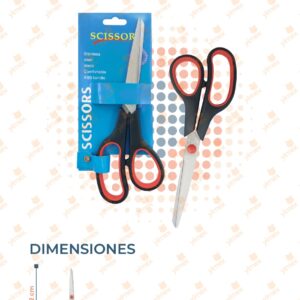TIJERAS PAQ 12 PIEZAS B-195 C18