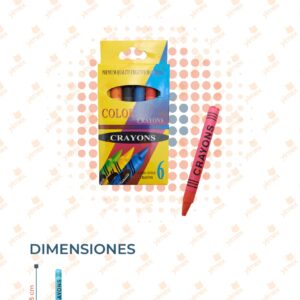 CRAYOLAS CON 6 PIEZAS B-245 A5