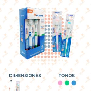 CEPILLO DENTAL ADULTO PAQ 12 PIEZAS B-284 G1
