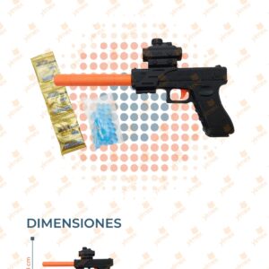 JUGUETE PISTOLA HIDROGEL POR PIEZA SD-2 P8