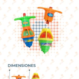 JUGUETE TROMPO CON LUZ PAQ CON 24 PIEZAS TL-B06-1440 P42