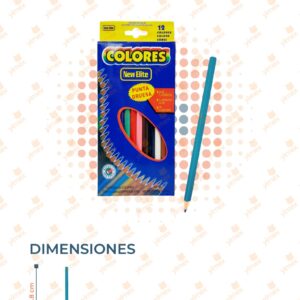 SET COLORES GRANDES PAQ CON 12 SETS X-95-4 C13