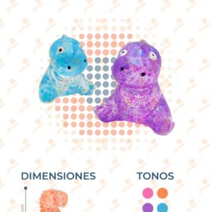 JUGUETE SQUISH DINO PAQ 12 PIEZAS Y-254 L30
