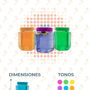 JUGUETE SLIME FRASCO REDONDO PAQ CON 24 PIEZAS Y-266 L26