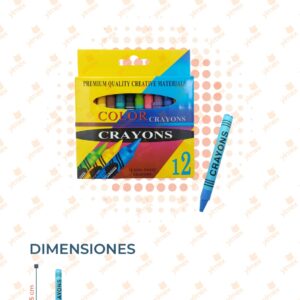 CRAYOLA CON 12 POR PIEZA BB-12 B14
