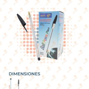 PLUMA NEGRA PAQ CON 50 PIEZAS H-18 A23