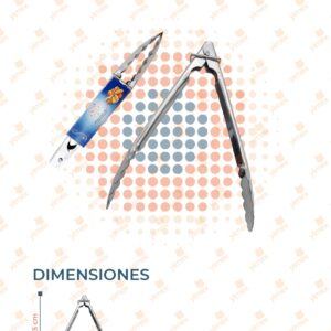 PINZA METÁLICA PAQUETE CON 12 PIEZAS PM-023-2 O40