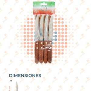 CUCHILLO SIERRA MANGO MADERA PAQ 12 PIEZAS PR-017 O46