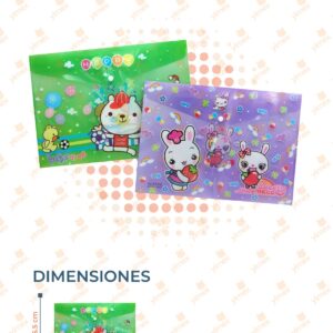 FOLDER DECORADO PAQ 12 PIEZAS PW-002 C13