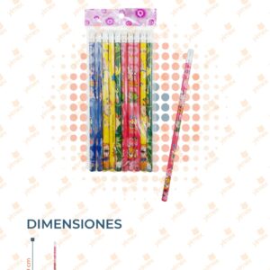 SET LÁPIZ DECORADO PAQUETE CON 12 SETS X-95-8 C20